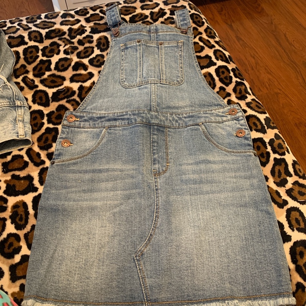 brand new with tags lucky brand overall skirt
